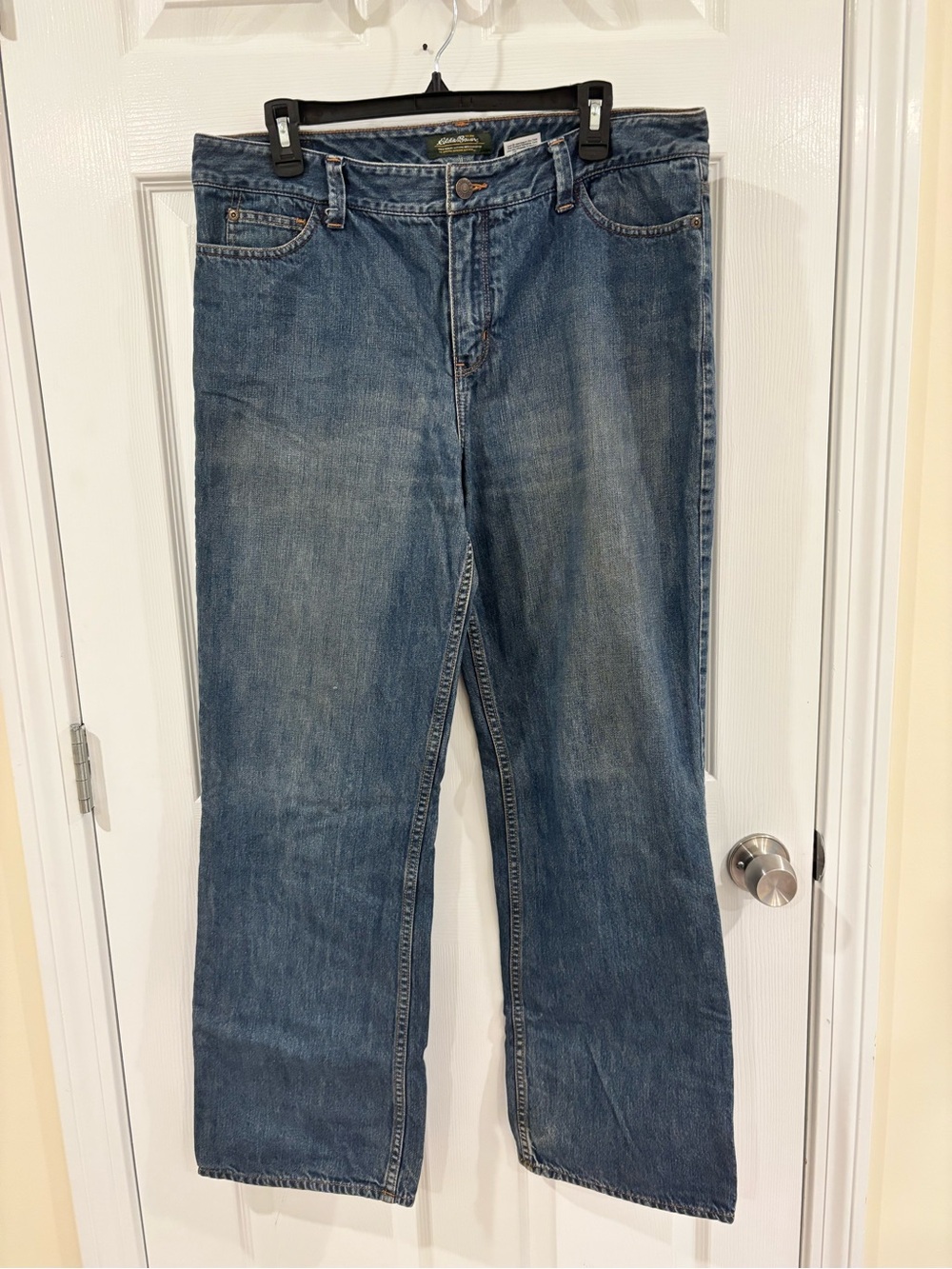 Eddie Bauer Flannel Lined Jeans 14